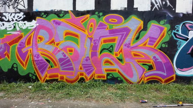 Graffiti Wall - Photo by Joekatze - Raick, JKS, TODS (2014)