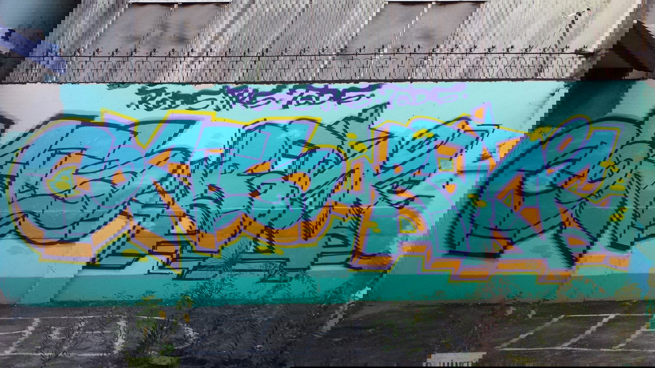 Graffiti Wall - Photo by Joekatze - Cokes, Raick, JKS (2014)