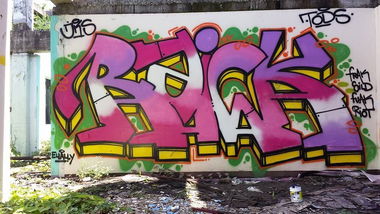 Graffiti Wall - Photo by Joekatze - Raick, JKS, TODS (2014)