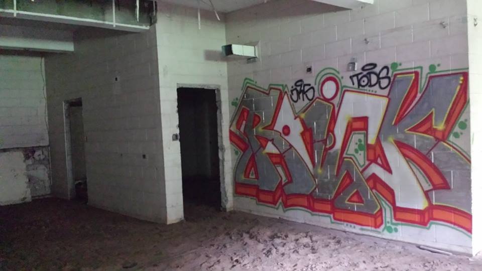 Graffiti Wall - Photo by Joekatze - Raick, JKS, TODS (2014)