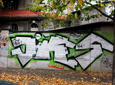 Graffiti Bombing - Photo by Joekatze - JKS, Fuak, TODS (2014)