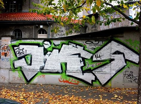 Graffiti Bombing - Photo by Joekatze - JKS, Fuak, TODS (2014)