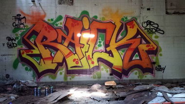Graffiti Wall - Photo by Joekatze - Raick, JKS, TODS (2014)