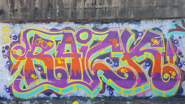 Graffiti Wall - Photo by Joekatze - raickone, jokerscrew, jkscrew (2016)