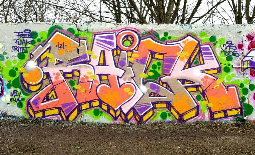 Graffiti Wall - Photo by Joekatze - RAICK, JOKERSCREW, JKS (2015)