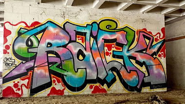 Graffiti Wall - Photo by Joekatze - RAICK, JOKERSCREW, JKS (2015)