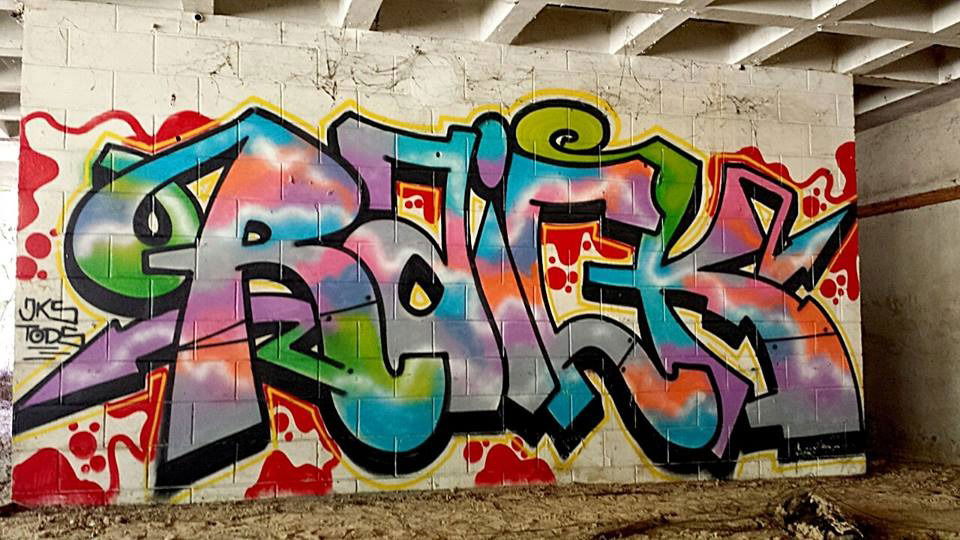 Graffiti Wall - Photo by Joekatze - RAICK, JOKERSCREW, JKS (2015)