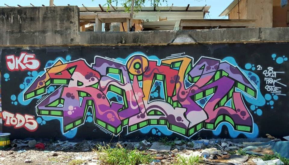 Graffiti Wall - Photo by Joekatze - RAICK, jokerscrew, jks (2015)