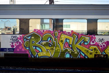 Graffiti Train - Photo by Joekatze - RAICK, JOKERSCREW, JKS (2015)