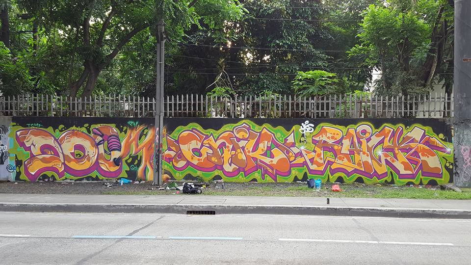 Graffiti Wall - Photo by Joekatze - raickone, jokerscrew, jkscrew (2015)