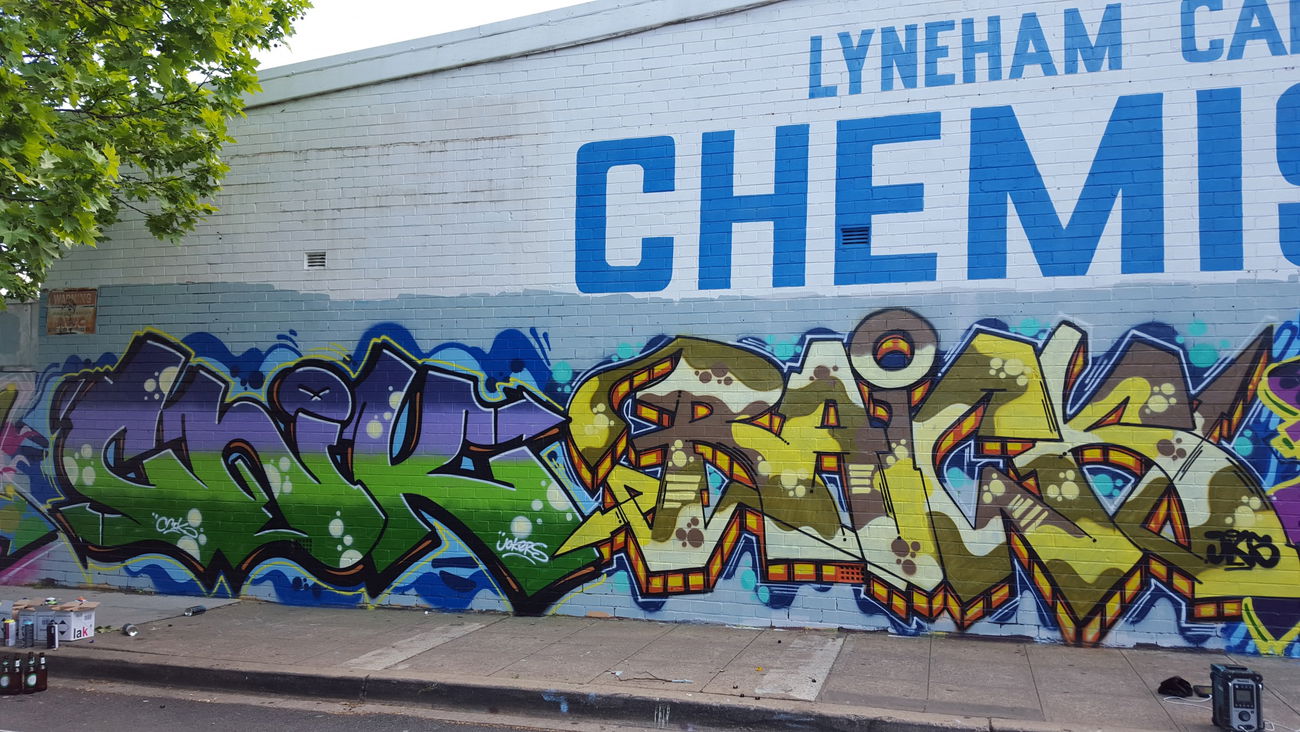 Graffiti Wall in Canberra - Photo by Joekatze (2015)
