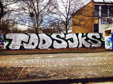 Graffiti Bombing in Kävlinge - Photo by Joekatze - TODS, JKS, Jokers (2015)
