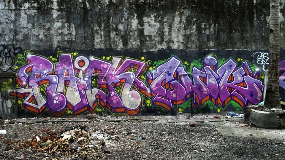 Graffiti Wall in Philippines - Photo by Joekatze - Raick, Cnik, JKS (2101)
