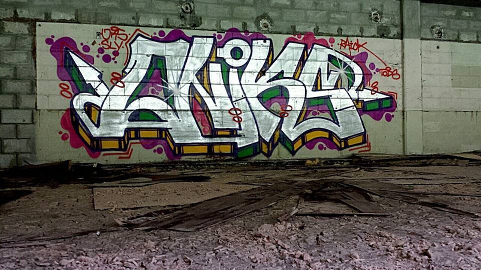 Graffiti Wall - Photo by Joekatze - Cniks, Raick, JKS (2014)
