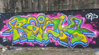 Graffiti Wall - Photo by Joekatze - raickone, jokerscrew, jkscrew (2016)