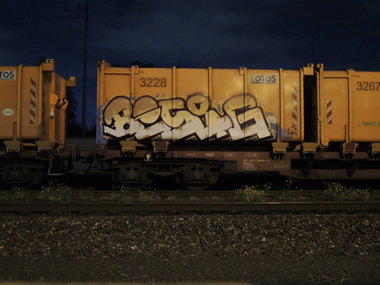 Graffiti Train - Photo by Joerg - Besig, Besik, Besi (2013)