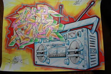Graffiti Sketch - Photo by JohnJay
