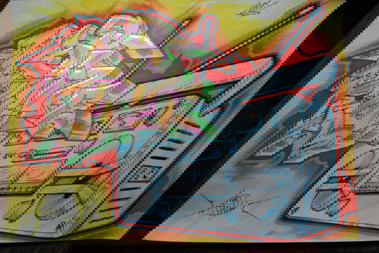 Graffiti Sketch - Photo by JohnJay