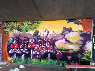 Graffiti Wall - Photo by Jolie - göttingen, ZHG, quest (2014)