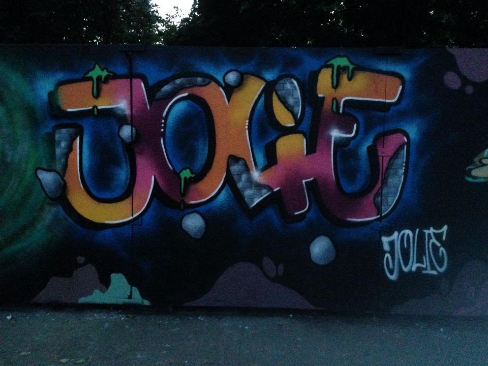 Graffiti Wall - Photo by Jolie - jolie, potsdam, freiland