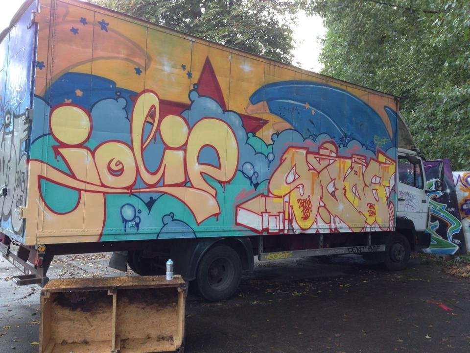 Graffiti Wall - Photo by Jolie - Potsdam, Freiland, 2014