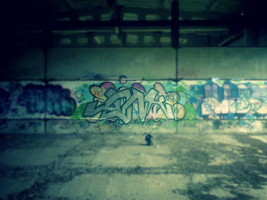 Graffiti Bombing - Photo by JonkMRKJU - drink, vodka