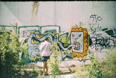 Graffiti Wall - Photo by JonkMRKJU - old, work