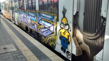 Graffiti Train - Photo by Jope2 - VTG, BANS, ALEC