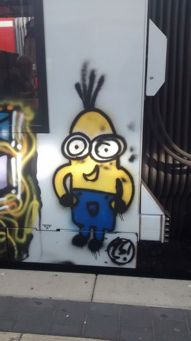 Graffiti Train - Photo by Jope2 - VTG, BANS, ALEC