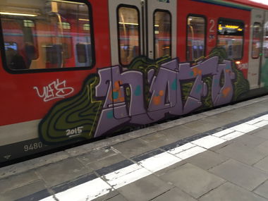 Graffiti Train - Photo by Jope2 - nato (2015)