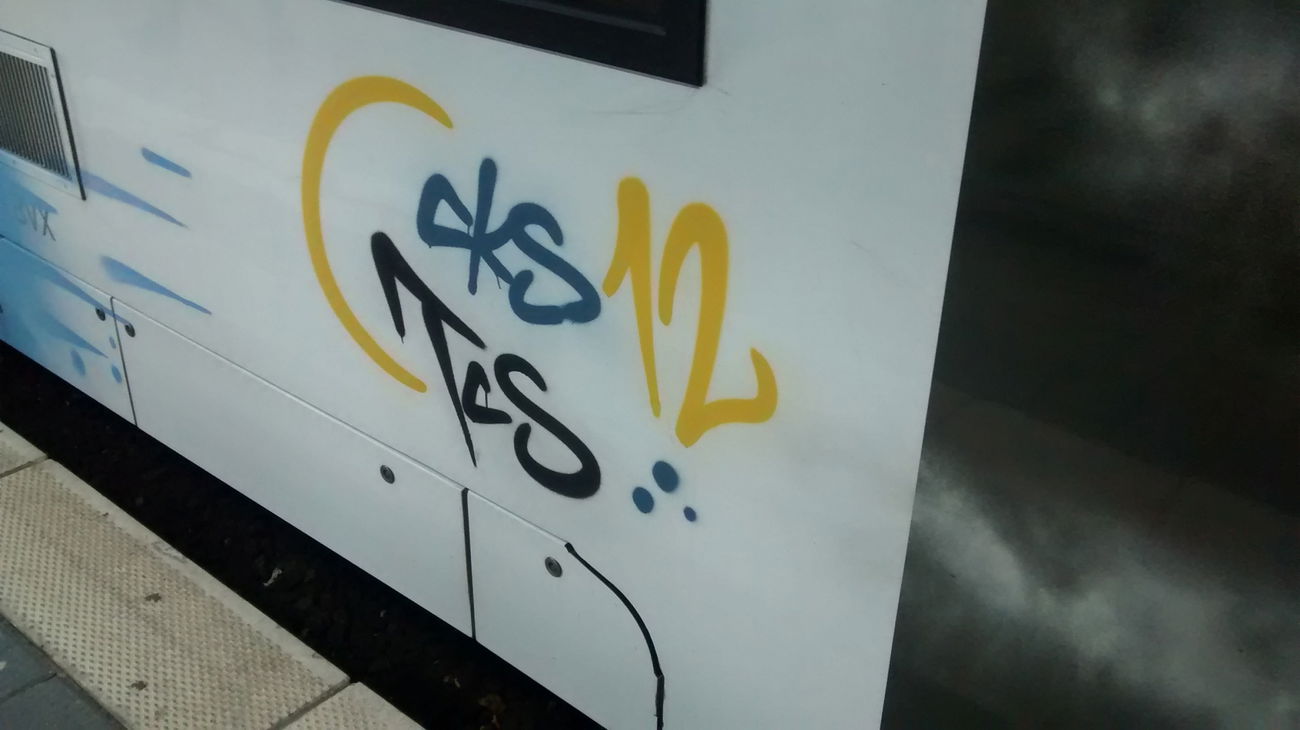 Graffiti Train - Photo by Jope2 - VTG, BANS, ALEC