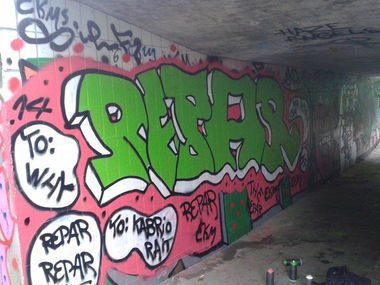 Graffiti Wall - Photo by Junkee - Repar (2014)