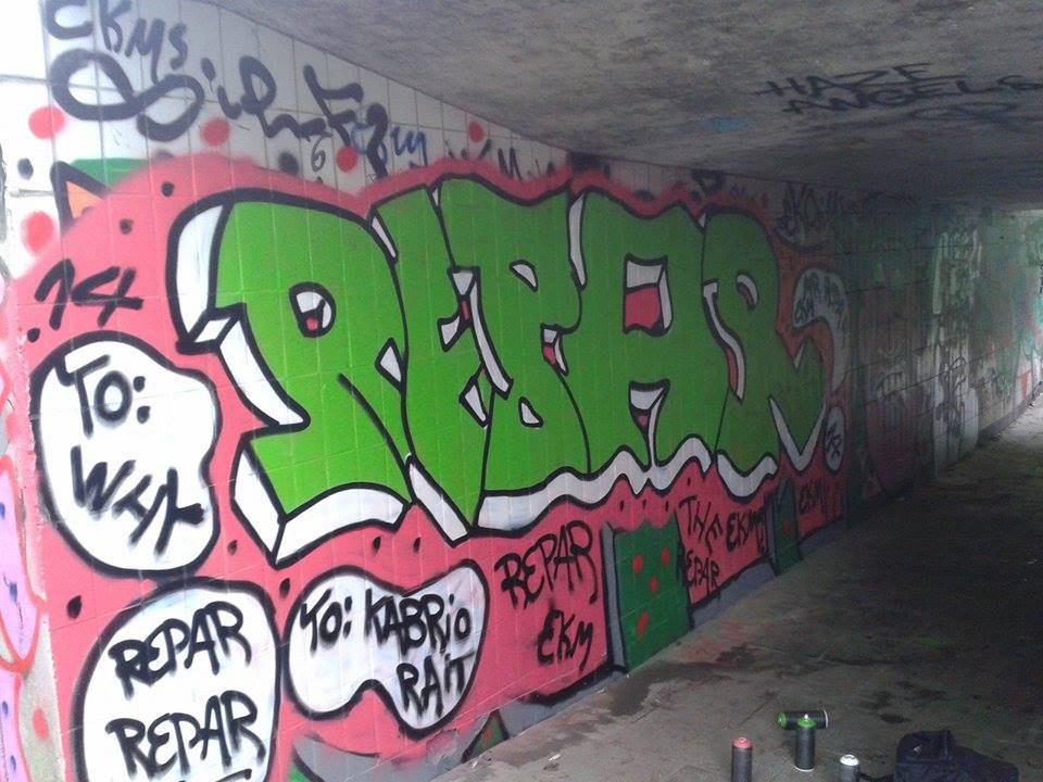 Graffiti Wall - Photo by Junkee - Repar (2014)