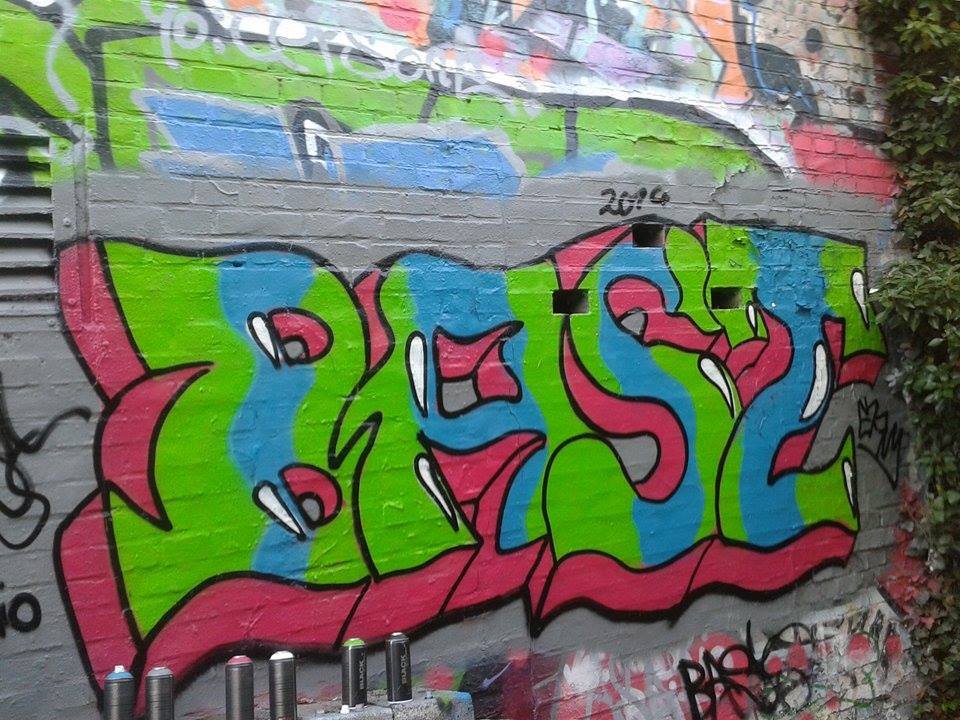 Graffiti Bombing in Soest - Photo by Junkee - Bast (2014)