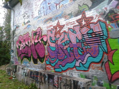 Graffiti Wall in Soest - Photo by Junkee - Pewy, Skef (2014)