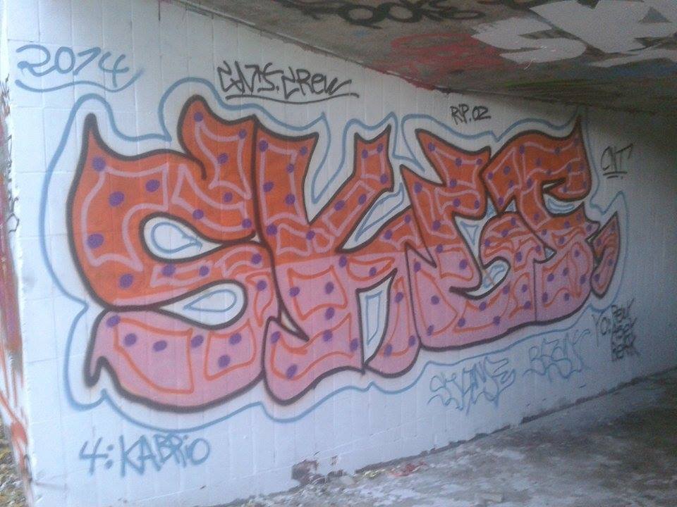 Graffiti Wall in Soest - Photo by Junkee - Skef (2014)