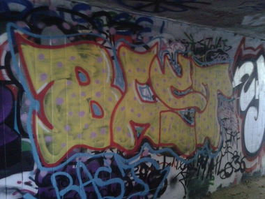 Graffiti Bombing in Soest - Photo by Junkee - Bast (2014)