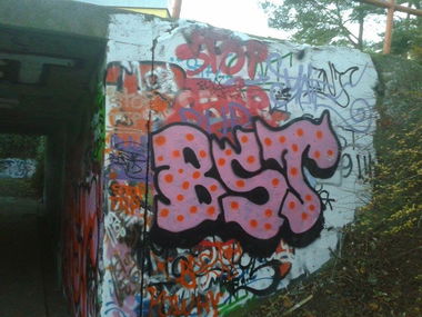 Graffiti Wall in Soest - Photo by Junkee - Bst (2014)