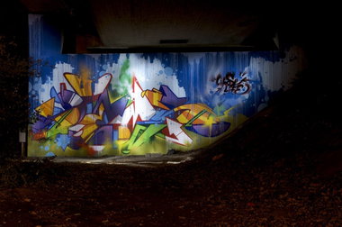 Graffiti Wall in Essen - Photo by Jupiter - Demon, MotorWay, ESArea (2013)