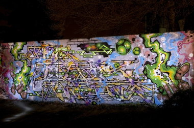 Graffiti Wall in Köln - Photo by Jupiter - Tank, Character, CPS (2014)