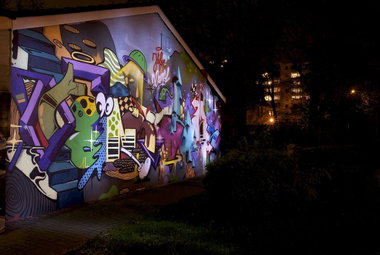 Graffiti Wall in Essen - Photo by Jupiter - TopNotch, Demon, Hafen-Dampf (2014)