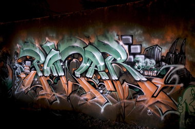 Graffiti Wall in Köln - Photo by Jupiter - Power, RBK, Abe (2013)