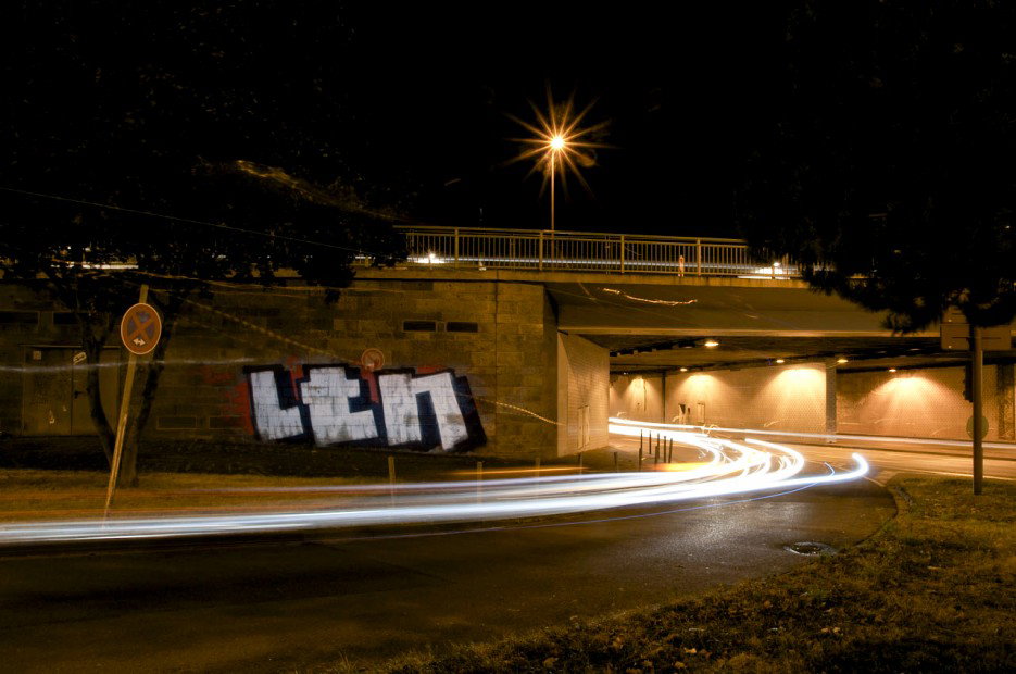 Graffiti Bombing in Köln - Photo by Jupiter - LTN, StreetWorks, Night-Pieces (2012)
