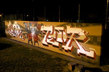 Graffiti Wall in Hennef - Photo by Jupiter - FetishSerial, Semor, DHS
