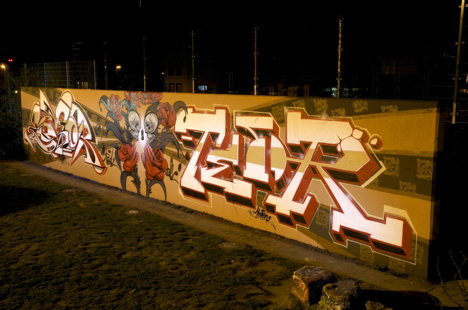 Graffiti Wall in Hennef - Photo by Jupiter - FetishSerial, Semor, DHS