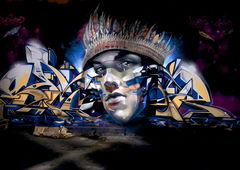 Graffiti Wall in Köln - Photo by Jupiter - Character, Cologne, Colonia (2012)