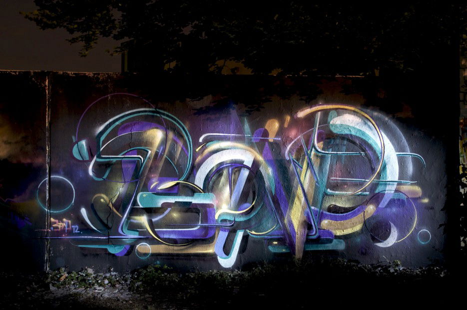 Graffiti Wall in Köln - Photo by Jupiter - Bond, ClockWork, Cologne (2012)