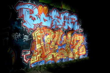 Graffiti Wall in Köln - Photo by Jupiter - Böse, Böser, Bösr (2012)