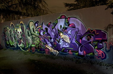 Graffiti Wall in Köln - Photo by Jupiter - Nychos, Semor, Cologne (2011)