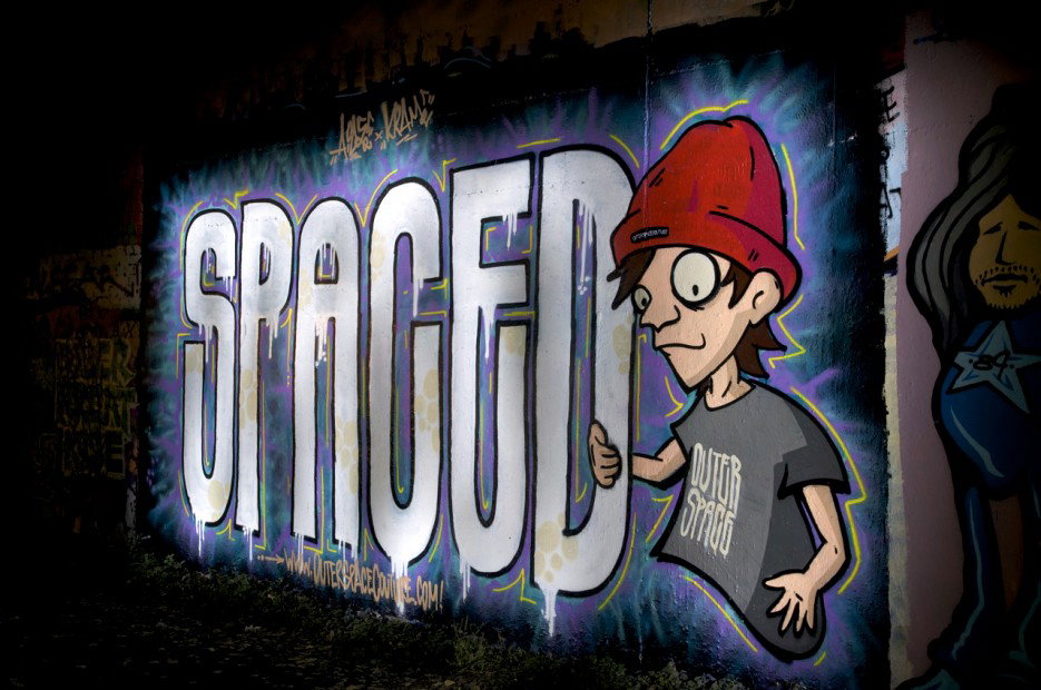 Graffiti Wall in Köln - Photo by Jupiter - Aids, Kram, Spaced (2012)